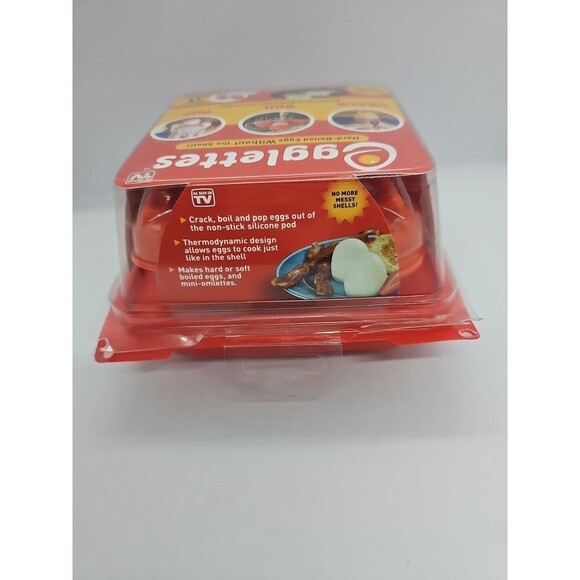 Egglettes Egg Cooker Hard Boiled Egg Pods, As Seen on TV - New - Picture 4 of 6